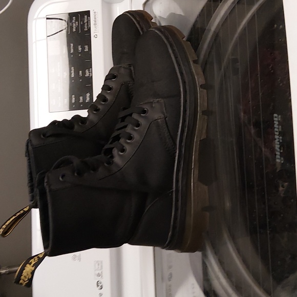 Dr. Martens Combs Black Canvas Boots - Picture 4 of 8